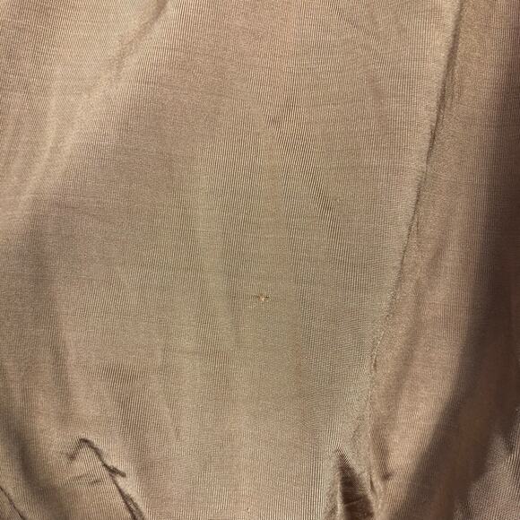 L'ACADEMIE Kemia Maxi Dress Small Brown Jersey Long Sleeve Wedding Revolve Chic - Picture 11 of 16